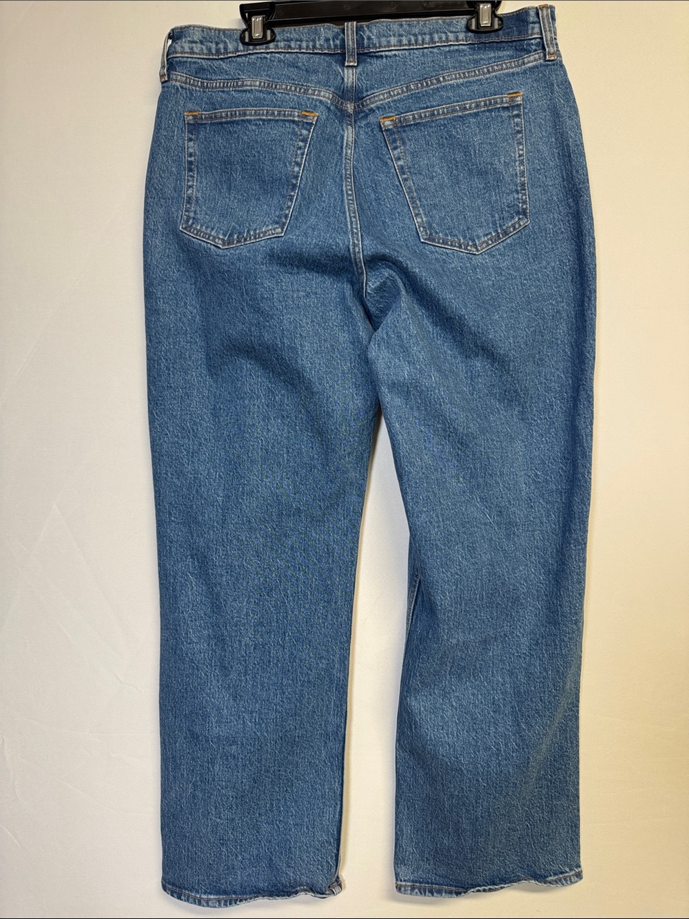Abercrombie & Fitch Women’s Curve Love The Baggy Low Rise Blue Jeans Size 31/12 - Picture 6 of 12